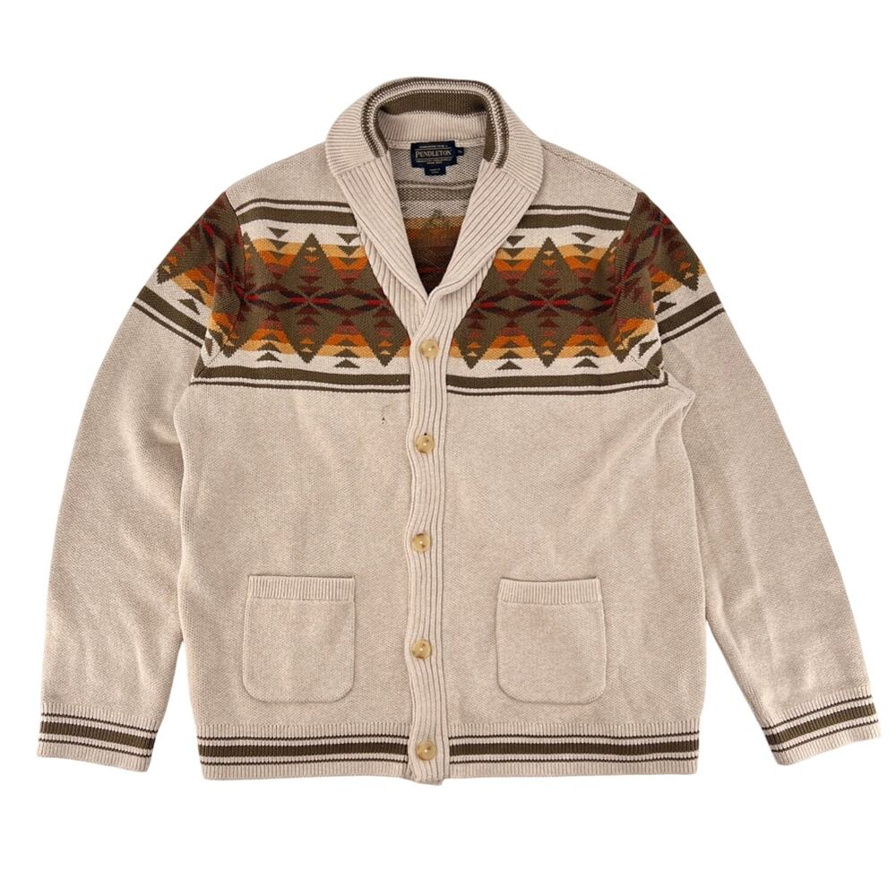 Pendleton Men’s Callister Cardigan Sweater Shawl Collar Southwestern XL